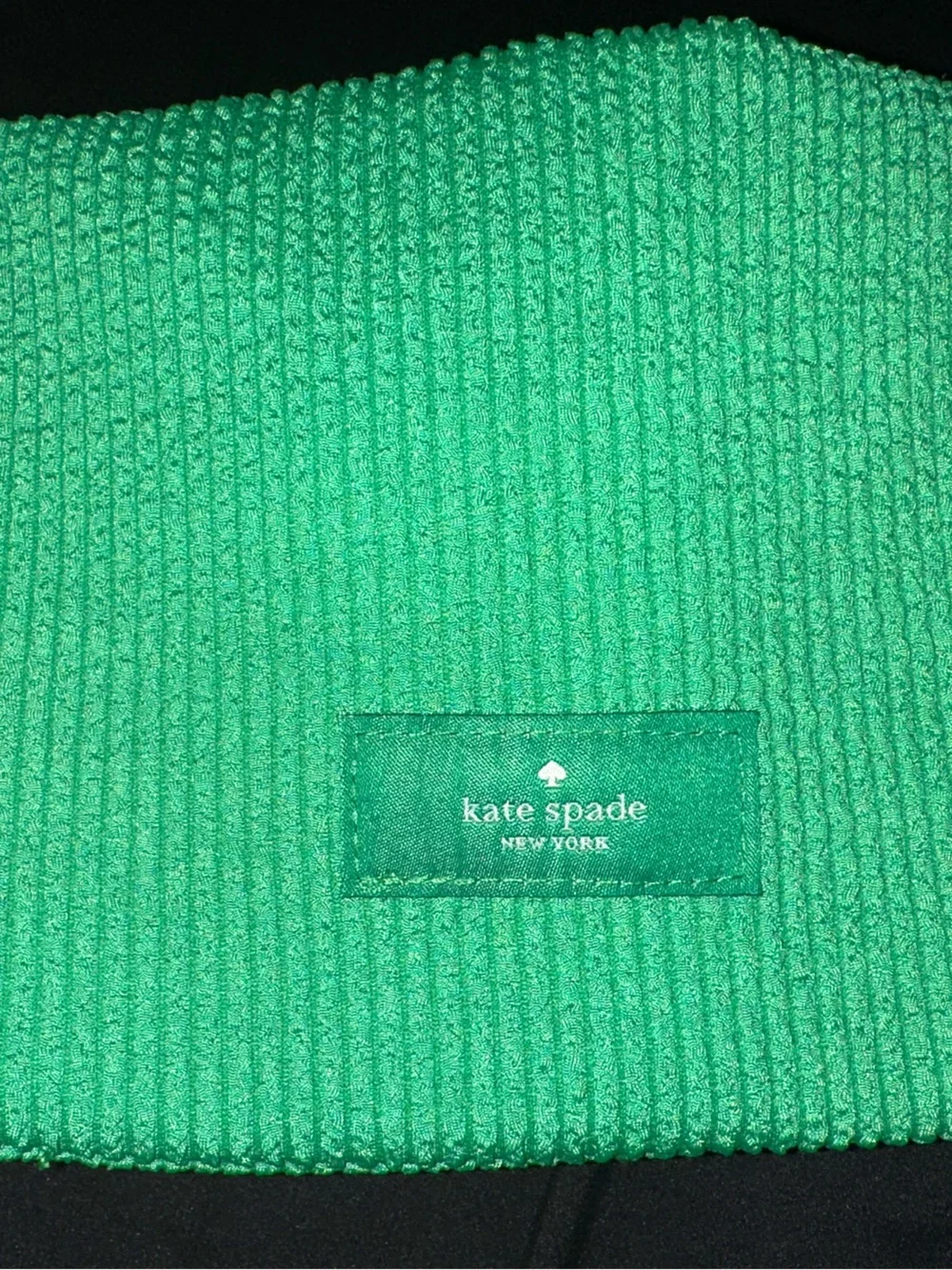 kate spade Bright Green pouches